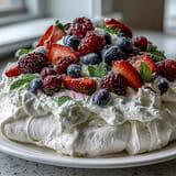 Pavlova Fresh Berries Cream