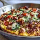 One-Pan Ham Swiss Frittata