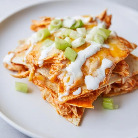 Spicy Buffalo Chicken Nachos
