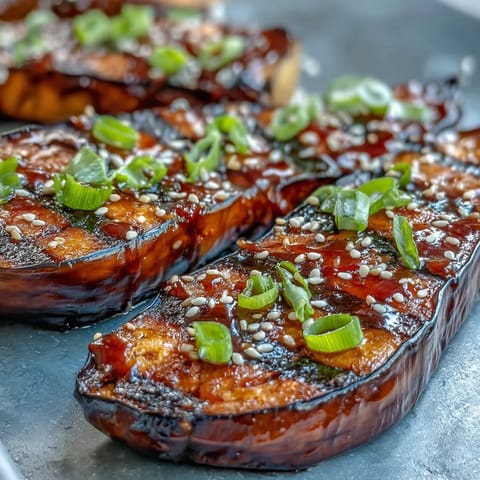 Miso Glazed Eggplant