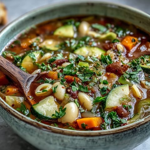Hearty Vegetable Minestrone Variations