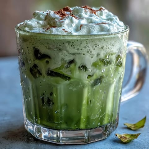 Mother's Day Iced Matcha Latte