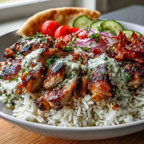 Hearty Middle Eastern Shawarma Bowl, perfect served warm with fresh, crisp toppings.