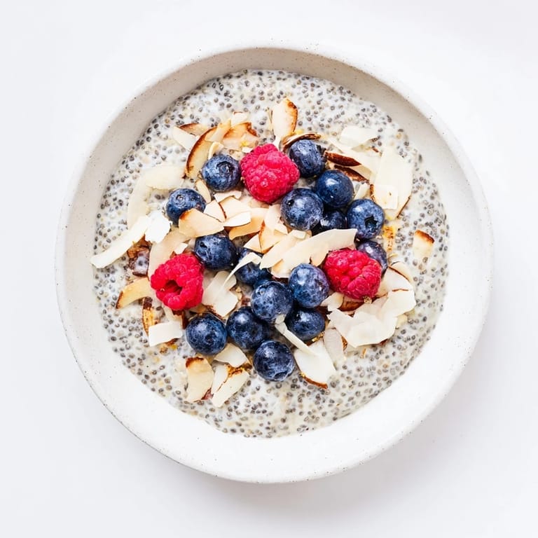 Nutritious poppy seed chia pudding with a spoon, ready for breakfast or a healthy dessert.