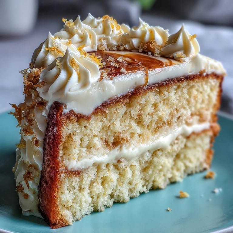 Enjoy this visually stunning Gemini Cake, tasting of sweet vanilla and sunshine.
